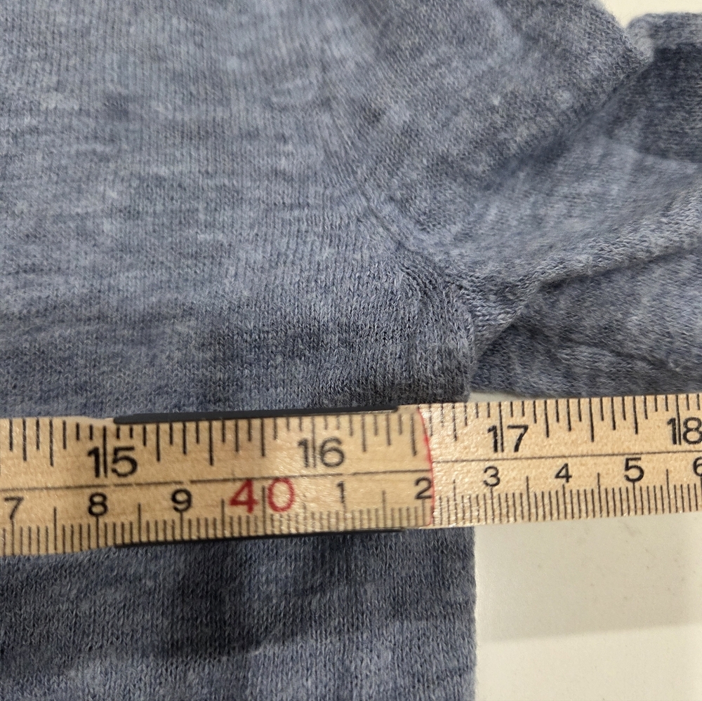 MADEWELL COFFEEHOUSE OPEN CARDIGAN IN BLUE STUDENT XXS - Picture 6 of 6
